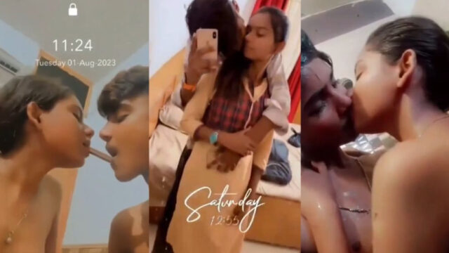 Couple Romance And Kissing Video – Valentine day viral video watching